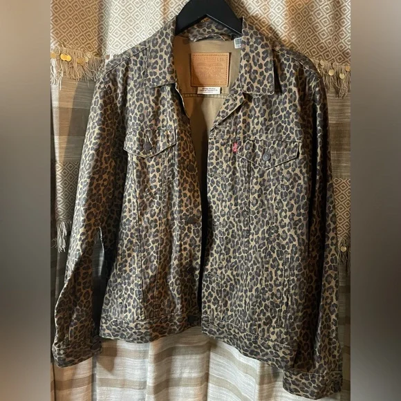 Supreme Leopard Print Levis Jacket Supreme × Levis Leopard Trucker